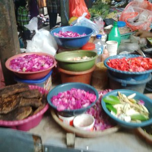 Pedagang bunga tabur